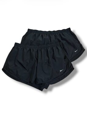 Nike Women's Black Plus Size Shorts Size 3X Workout Athletic Gym Running Dri-Fit